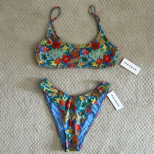 PacSun Eco Multicolor California Scoop Bikini